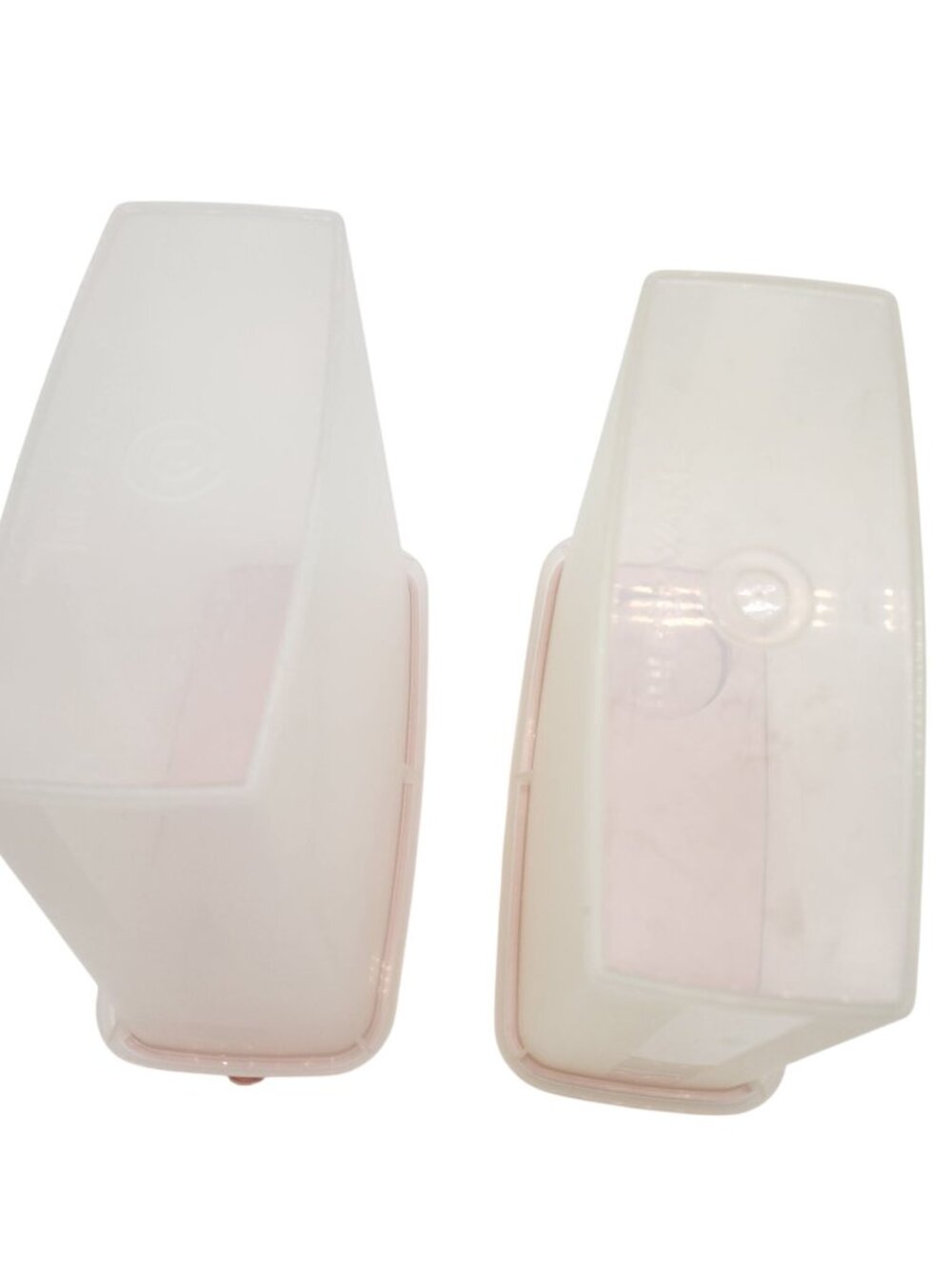 Tupperware Cereal / Oatmeal Storer Pink Seals Set of 2 - Picture 5 of 5